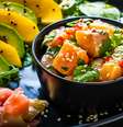 Ceviche de salmão com manga e abacate  Foto: Jacek Chabraszewski | Shutterstock / Portal EdiCase