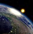 O afélio é o ponto da órbita ao redor do Sol em que a Terra fica mais longe do astro e o periélio (que quer dizer 'perto do Sol') é justamente o oposto, o ponto da órbita em que a Terra fica mais próxima ao astro  Foto: freepik / Flipar