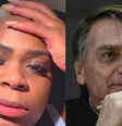Jojo Todynho recebe ligação de Jair Bolsonaro e ex-presidente leva funkeira às lágrimas com convite.  Foto: Reprodução, Instagram | Getty Images / Purepeople