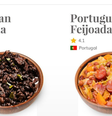 Site compara feijoada do Brasil e Portugal  Foto: Reprodução/Instagram