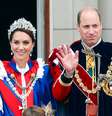 Kate Middleton e o príncipe William durante a cerimônia de coroação do rei Charles III, em 6 de maio de 2023  Foto: Getty Images