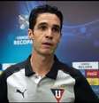 -  Foto: Divulgação/LDU - Legenda: Josep Alcácer, técnico da LDU, falou sobre o desempenho da equipe diante do Fluminense, no Maracanã / Jogada10