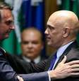 Ex-presidente Jair Bolsonaro e ministro do STF Alexandre de Moraes  Foto: Wilton Junior/Estadão / Estadão