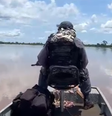 PMs desaparecem durante fiscalização no Rio das Mortes, em Mato Grosso  Foto: Reprodução/Redes Sociais