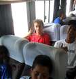 MC Daniel com 12 anos de idade, época em que sonhava com fama e fortuna no futebol, indo para um jogo contra o São Paulo  Foto: Acervo pessoal