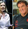 Fotos: Divulgação / Câmara dos Deputados e Divulgação / Athletico - Legenda: Cuca acerta com o Furacão. Gleisi Hoffmann critica e treinador pede a retirada da postagem  Foto: Jogada10