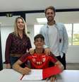 Bruninho assinou contrato de formação com o Athletico-PR nesta quinta-feira.  Foto: Divulgação/West Sports / Estadão