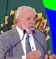 Lula durante assinatura do projeto de lei que regulamenta motoristas por app  Foto: Reprodução/TV BrasilGov