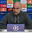 Guardiola em coletiva de imprensa nesta terça-feira (5) (  Foto: PAUL ELLIS | AFP via Getty Images / Esporte News Mundo