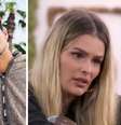 Yasmin Brunet e Simone Medina tiveram relação conturbada durante o casamento da modelo com o surfista  Foto: Reprodução/Instagram e Reprodução/TV Globo