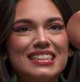 'BBB 24': Detalhe nos dentes de Alane chamou a atenção da web.  Foto: Reprodução, TV Globo / Purepeople