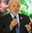 O presidente Luiz Inácio Lula da Silva teve pequena queda no índice de aprovação, segundo pesquisa Quaest  Foto: Marcelo Camargo/Agência Brasil / Perfil Brasil