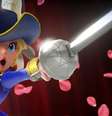 Peach faz uso de transformações, como a de Espadachim, para ganhar habilidades especiais  Foto: Reprodução / Nintendo