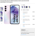 Galaxy A35 e A55 apareceram com imagens, ficha técnica e preços (Imagem: Captura de tela/Otto)  Foto: Canaltech