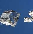 Plataforma de 2,9 toneladas contendo baterias antigas da ISS está prestes a reentrar na atmosfera  Foto: NASA/Mike Hopkins/X