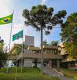 Fachada do Tribunal Regional Eleitoral do Paraná (TRE-PR). Corte julgará Sérgio Moro a partir do dia 1º de abril  Foto: Divulgação TRE-PR via Flickr / Estadão