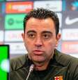  Foto: Marco Bertorello/AFP via Getty Images - Legenda: Time de Xavi Hernéndez tem temporada bem irregular / Jogada10