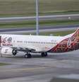 Avião da Batik Air.  Foto: Faris Hadziq/SOPA Images/LightRocket via Getty Images