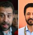 O pré-candidato do PSOL, Guilherme Boulos, lidera rejeição. Atual prefeito, Ricardo Nunes, manteve índice de 26%  Foto: Montagem: ANDRé RIBEIRO/THENEWS2/ESTADÃO CONTEÚDO e ROBERTO CASIMIRO/FOTOARENA/ESTADÃO CONTEÚDO