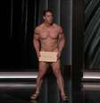 John Cena pelado no Oscar 2024  Foto: Oscar/Reprodução