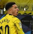 Sancho abriu o placar no início do jogo e deu tranquilidade ao Dortmund.   Foto: INA FASSBENDER/AFP via Getty Images / Esporte News Mundo