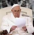 Papa Francisco durante audiência geral semanal na Praça São Pedro, no Vaticano
13/03/2024 REUTERS/Guglielmo Mangiapane  Foto: Reuters