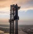 Starship, foguete formado pelo propulsor Super Heavy e pela espaçonave Starship (Imagem: Reprodução/SpaceX)  Foto: Canaltech