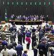 O PL que trata da proteção de crianças nas redes aguarda ser analisado na Câmara desde dezembro de 2024  Foto: Zeca Ribeiro/Câmara dos Deputados