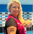 Gisele Kumpel denunciou o caso após jogo entre Grêmio e Internacional, no dia 25 de fevereiro, em Porto Alegre; logo depois, outra mulher fez uma denúncia  Foto: Reprodução: Instagram/gisele_kumpel