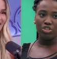 Yasmin Brunet e Leidy Elin no 'BBB 24'  Foto: Reprodução/Globo / Mais Novela