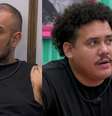 MC Bin Laden se revolta com Lucas 'Buda' após conversa sobre votos entre Gnomos no 'BBB 24'.  Foto: Reprodução, TV Globo / Purepeople