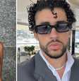 Montagem: Bruna Marquezine e o cantor Bad Bunny  Foto: Reprodução/Instagram