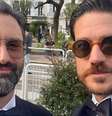 Marco Pigossi e o cineasta italiano Marco Calvani selaram seu compromisso com um casamento na Itália  Foto: Reprodução: Instagram/marcopigossi