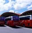 Viagem é feita em aproximadamente 1h20  Foto: Airport Bus Service/Reprodução / Viagem e Turismo