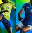  Foto: Divulgação/Nike/CBF - Legenda: Segundo uniforme da Seleção Brasileira confeccionado pela Nike com detalhes que lembram ondas / Jogada10