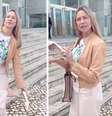 Luana Piovani postou vídeo batendo sapatos após sair de tribunal em Portugal  Foto: Reprodução/Instagram