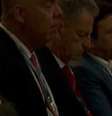  Foto: Reprodução - Legenda: Marcos Braz e Rodolfo Landim durante a cerimônia / Jogada10