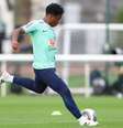  Foto: Rafael Ribeiro/CBF - Legenda: Endrick se anima com novo ciclo da CBF / Jogada10