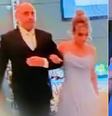 As emissoras Record e SBT divulgaram imagens de Nardoni e Jatobá na festa  Foto: Reprodução/Record e SBT