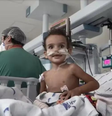A pequena Ana Lívia Prado, de 3 anos, saiu da lista de espera por um novo órgão em apenas 5h   Foto: Hospital da Criança e Maternidade (HCM)  / Reprodução