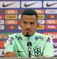 Galeno, atleta da seleção brasileira, em entrevista coletiva   Foto: Rafael Ribeiro | CBF / Esporte News Mundo