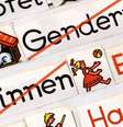 O asterisco é um dos símbolos usados no meio de palavras em alemão para tornar a linguagem mais inclusiva e menos masculina  Foto: DW / Deutsche Welle