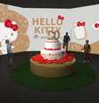 Exposição de 50 anos da Hello Kitty está no Shopping Vila Olímpia  Foto: Divulgação/Multiverso Experience / Alto Astral