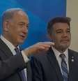 Benjamin Netanyahu e deputado Marco Feliciano, em Israel  Foto: Reprodução