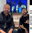 Pai de Neymar e o jogador  Foto: Reprodução/ Instagram