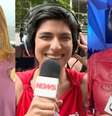 Flávia Jannuzzi, Thais Itaqui e Lívia Torres na época em que batiam cartão no jornalismo da Globo  Foto: Reproduções/TV