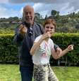 Bruce Willis posa com a filha Tallulah  Foto: O Fuxico