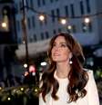 Kate Middleton em evento de Natal em 8 de dezembro de 2023, antes do diagnóstico de câncer  Foto: 
