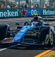 Logan Sargeant em Melbourne: infelizmente, seu lugar será cedido a Albon  Foto: Williams Racing / X