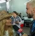 A cantora Luísa Sonza e o repórter Guilherme Guedes.  Foto: Multishow / Reprodução